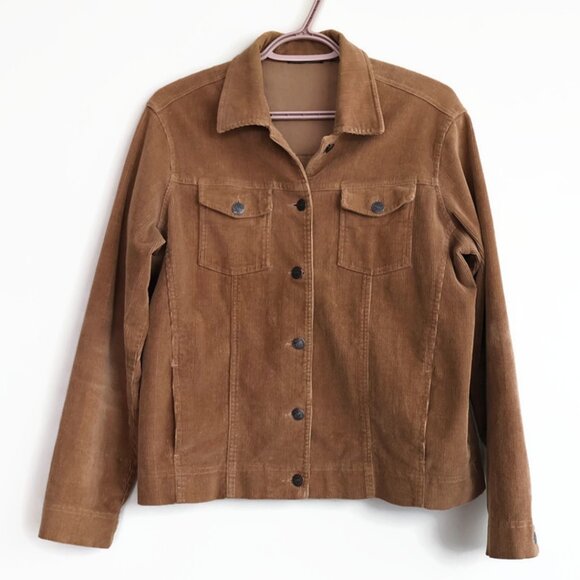Light Brown Corduroy Jacket - Size M/L - Denver Hayes - Picture 1 of 12